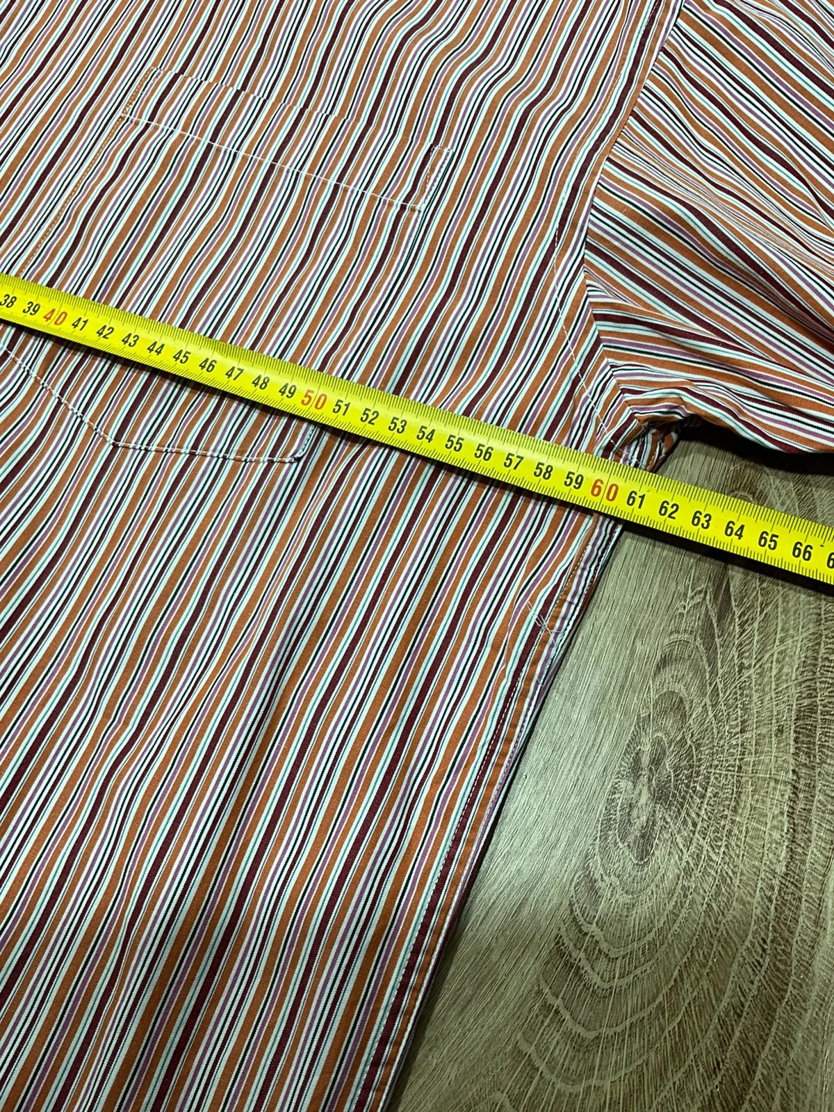 Chemise Tommy Hilfiger Manches Longues L Vintage 100% Coton Rayée Multicolore – photo 14